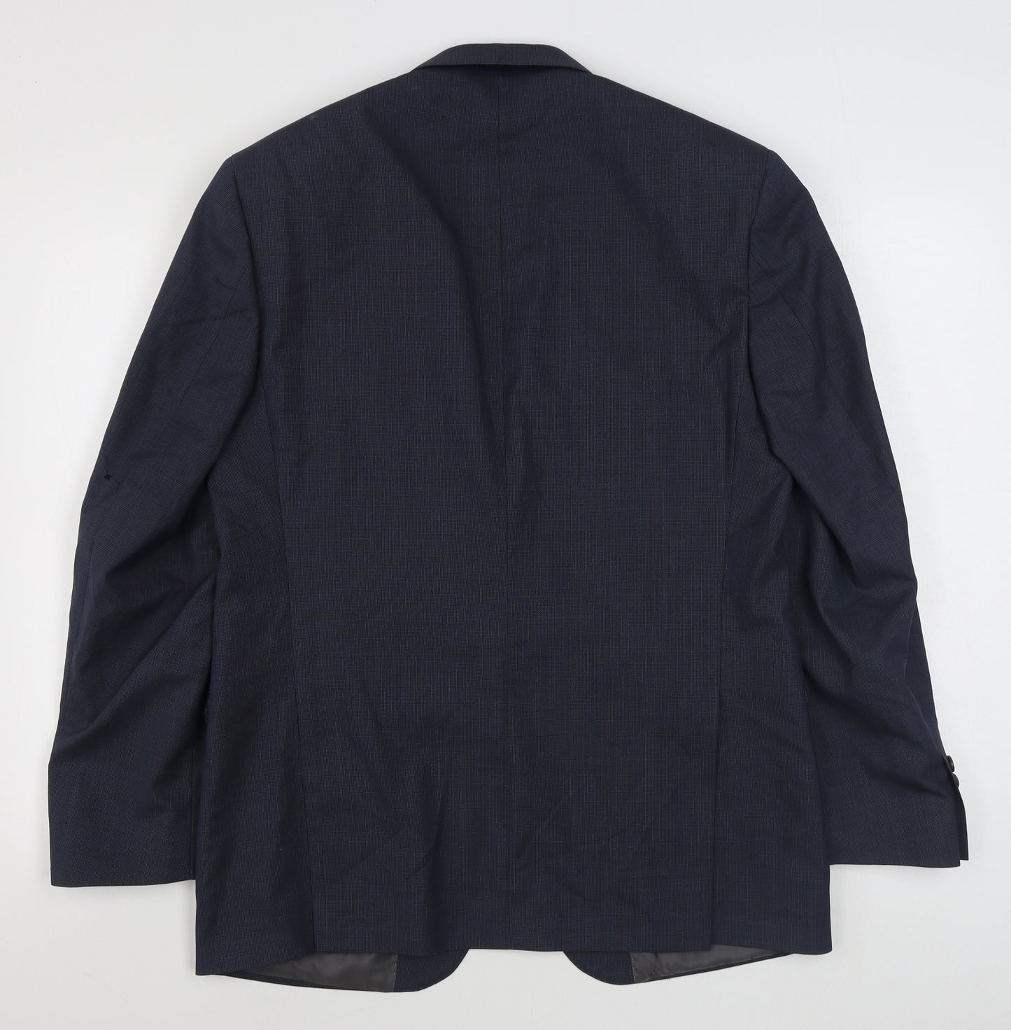 Ben Sherman Mens Blue  Wool Jacket Suit Jacket Size 40