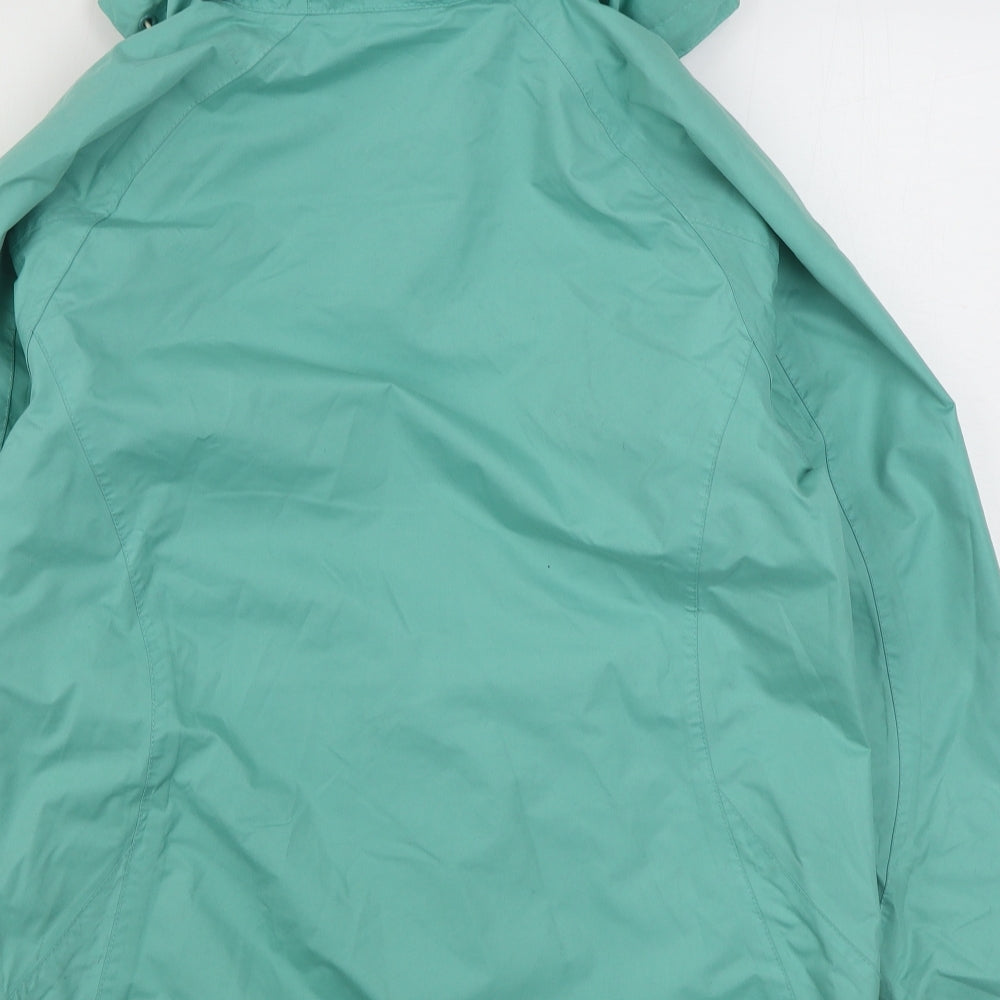 Regatta Womens Green   Rain Coat Coat Size 12  Zip