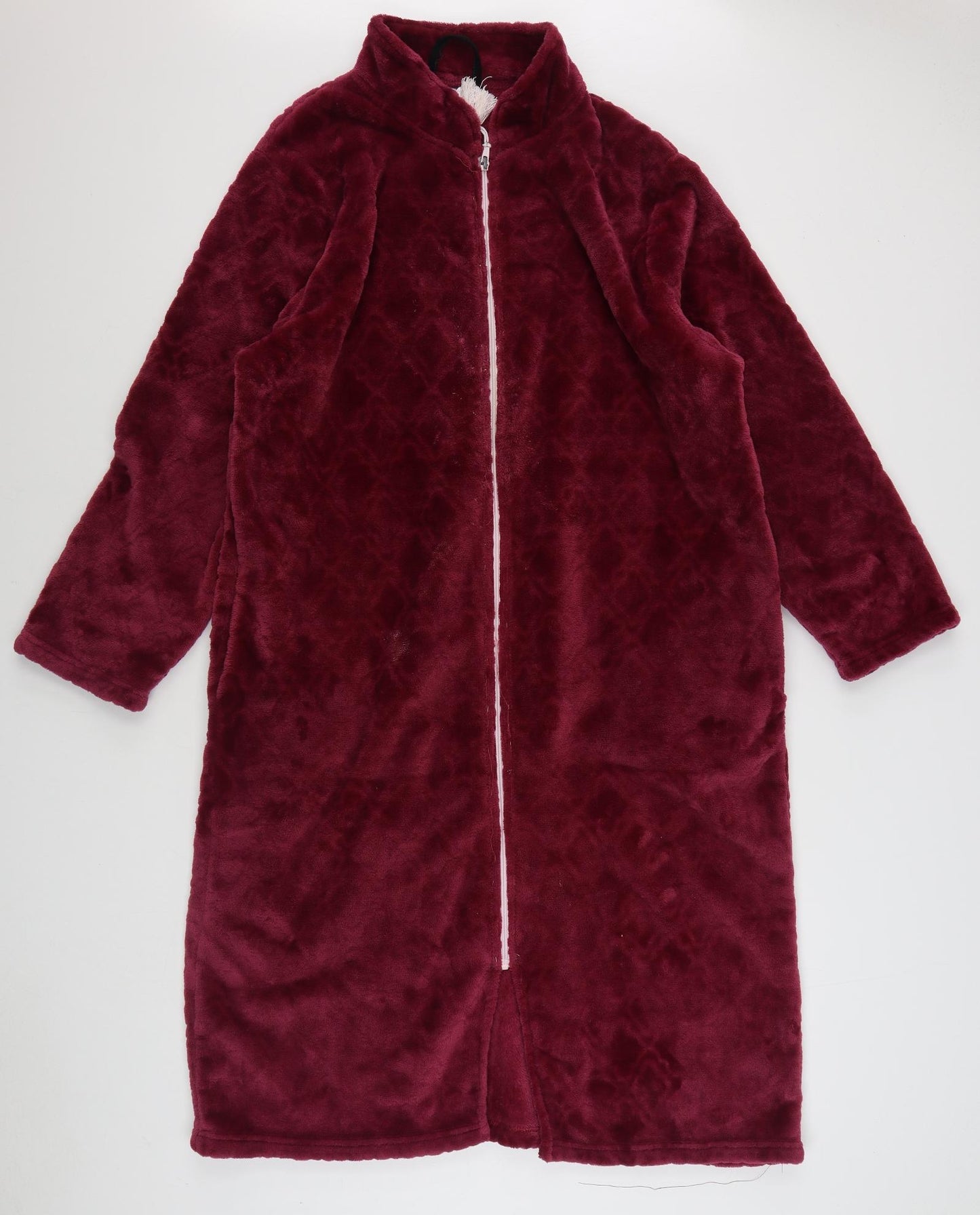 Preworn Womens Red  Polyester Top Gown Size L  Zip