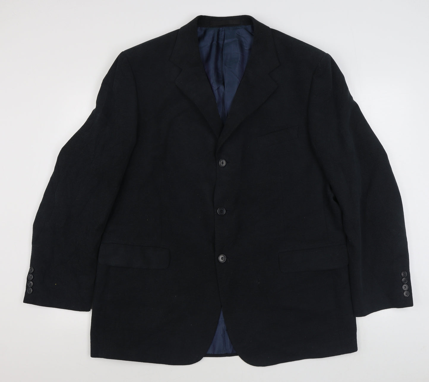 Marks and Spencer Mens Blue  Cotton Jacket Suit Jacket Size M