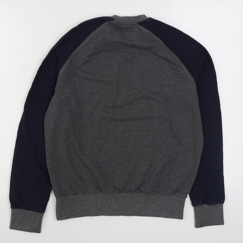 Primark Mens Grey Paisley Cotton Pullover Sweatshirt Size S