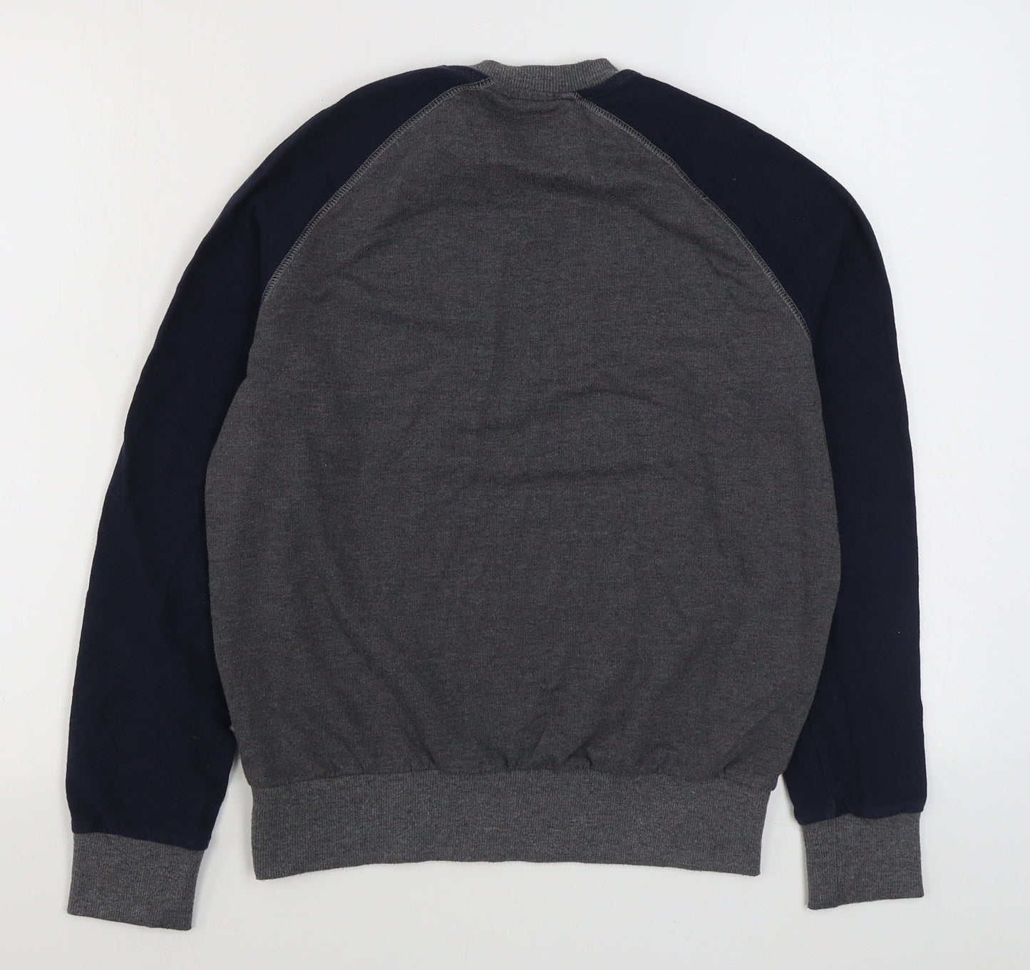 Primark Mens Grey Paisley Cotton Pullover Sweatshirt Size S