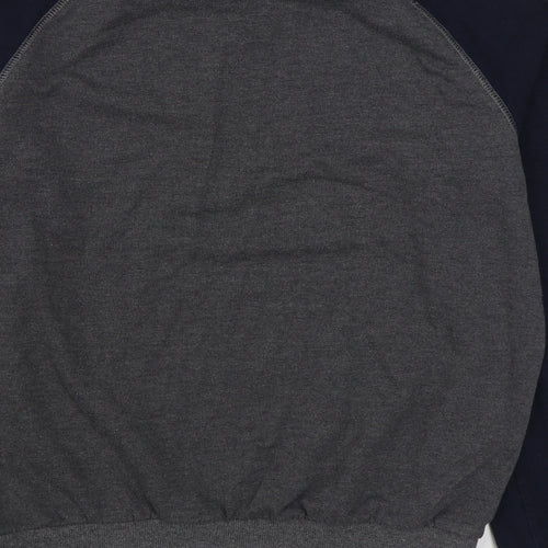 Primark Mens Grey Paisley Cotton Pullover Sweatshirt Size S