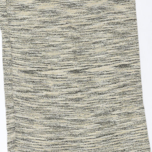 Marks and Spencer Womens Gold  Viscose Bodycon  Size 14  V-Neck