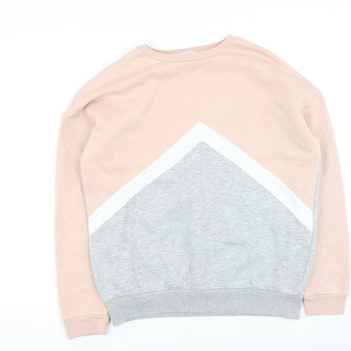 Papaya Womens Multicoloured  Polyester Pullover Sweatshirt Size S