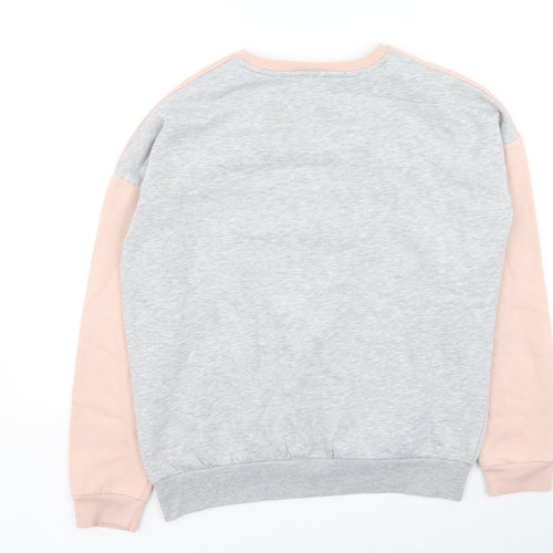 Papaya Womens Multicoloured  Polyester Pullover Sweatshirt Size S