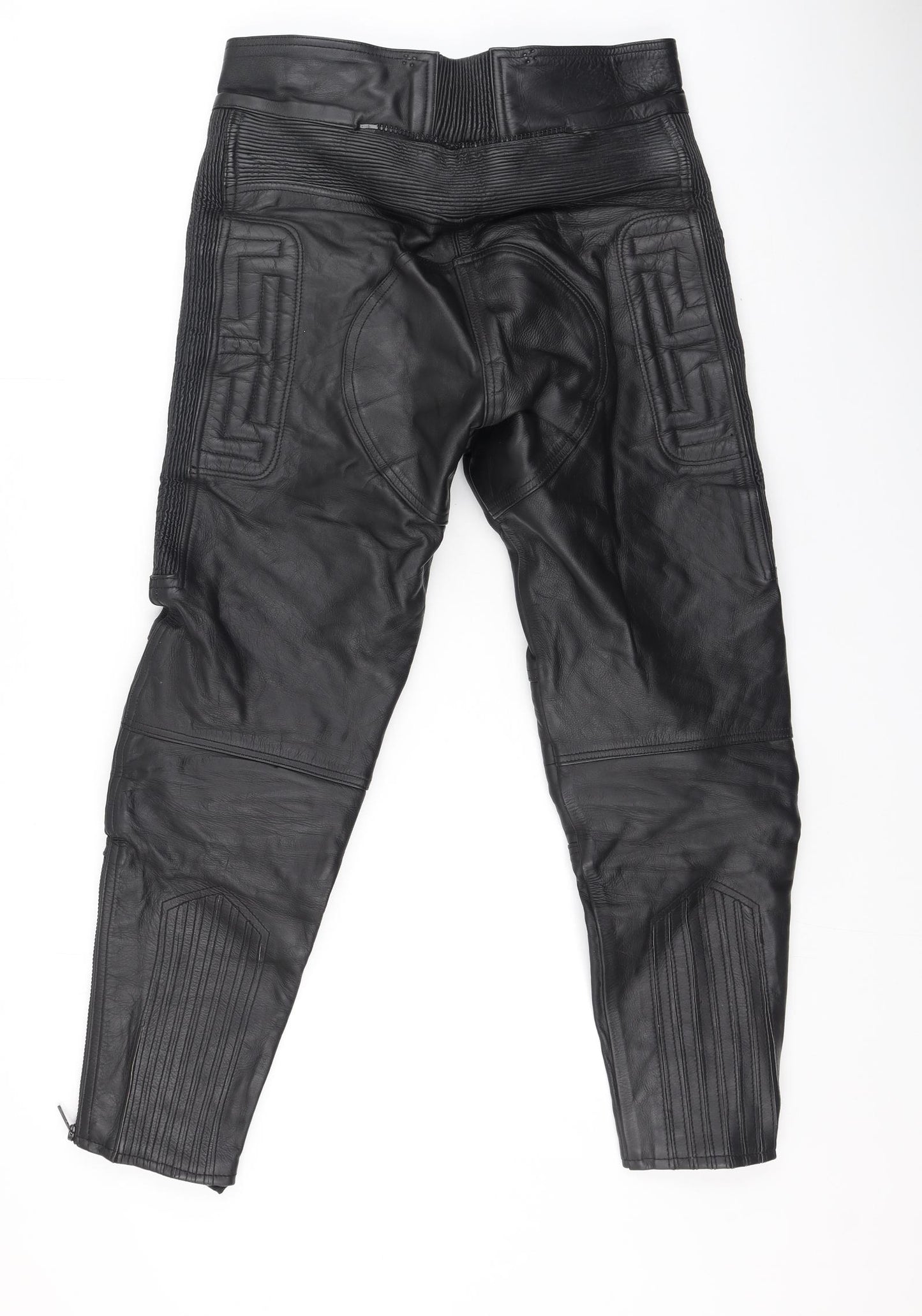 Force Mens Black  Polyester Trousers  Size 16 L28 in Regular