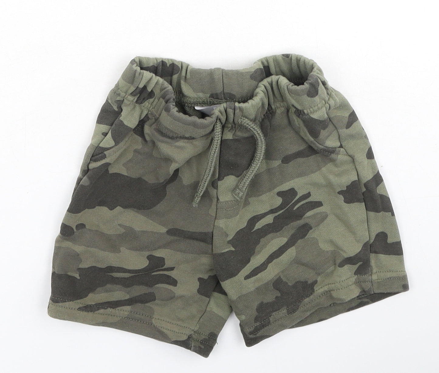 Primark  Baby Brown Camouflage Cotton Cropped Trousers Size 12-18 Months