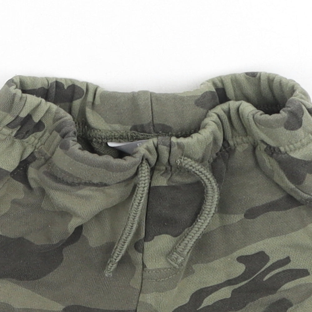 Primark  Baby Brown Camouflage Cotton Cropped Trousers Size 12-18 Months