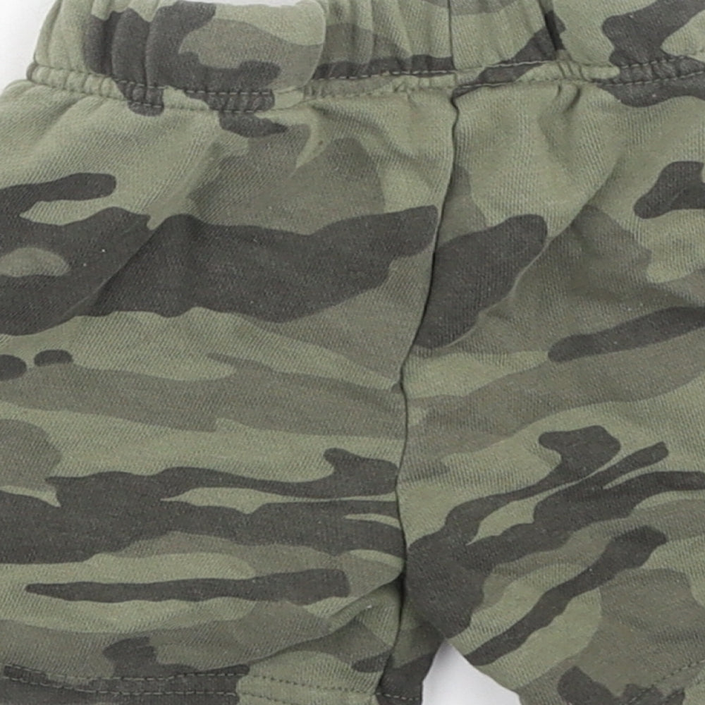 Primark  Baby Brown Camouflage Cotton Cropped Trousers Size 12-18 Months