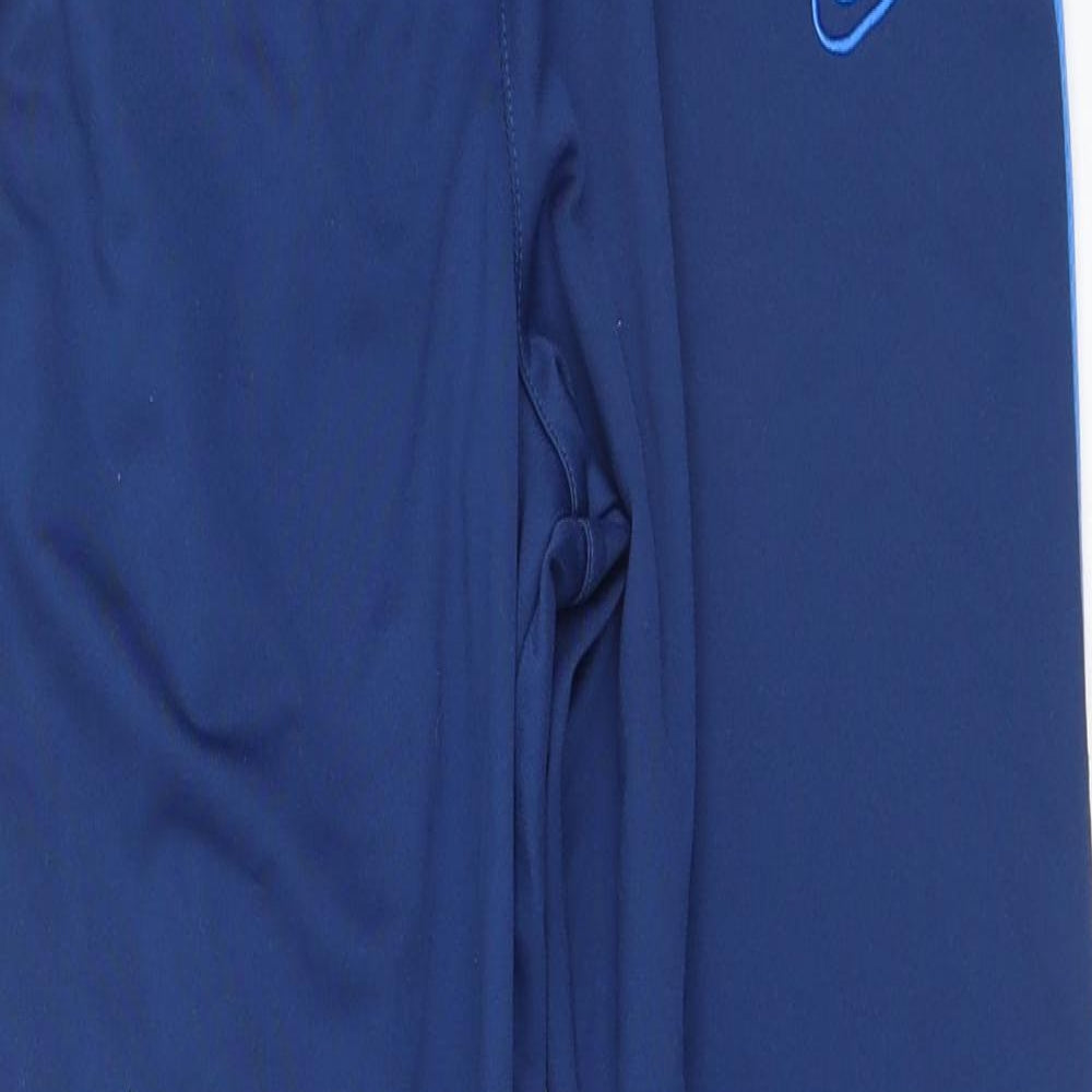 Nike  Mens Blue  Polyester Jogger Trousers Size XL L25 in Regular