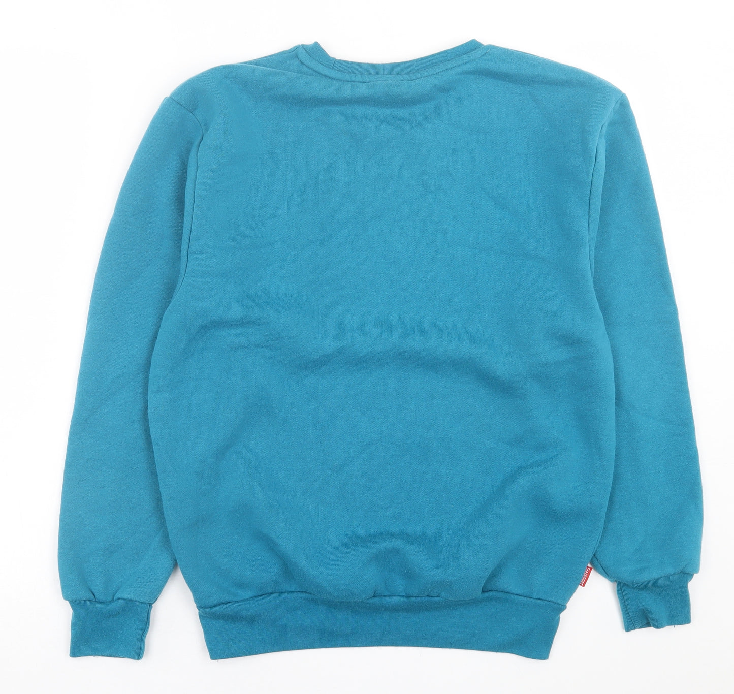 Slazenger Boys Black  Cotton Pullover Sweatshirt Size 13 Years  Pullover