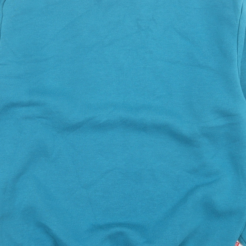Slazenger Boys Black  Cotton Pullover Sweatshirt Size 13 Years  Pullover