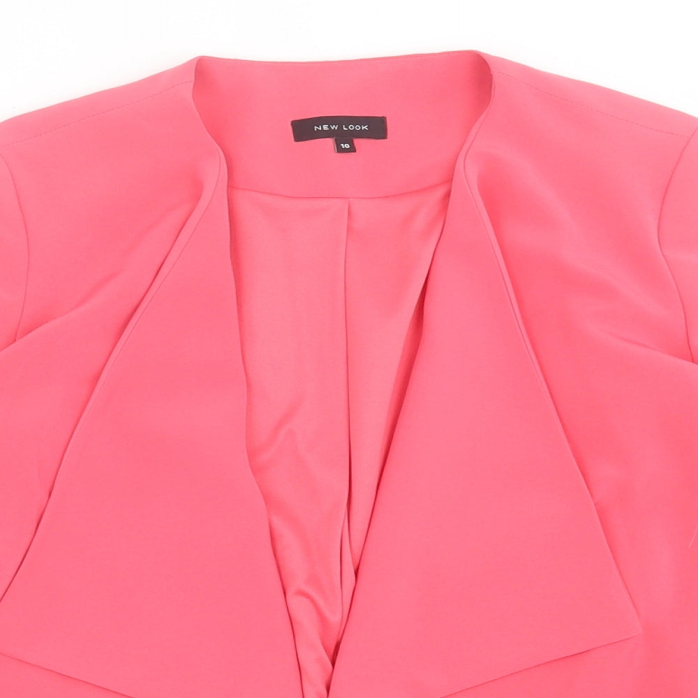 New Look Womens Pink   Jacket Blazer Size 10