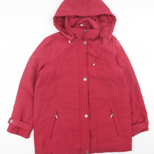 Klassik Womens Purple   Jacket Coat Size 12  Zip