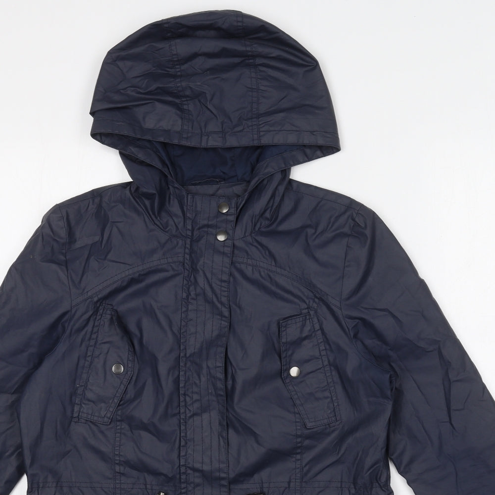 blonde and blonde Womens Blue   Anorak Coat Size 10