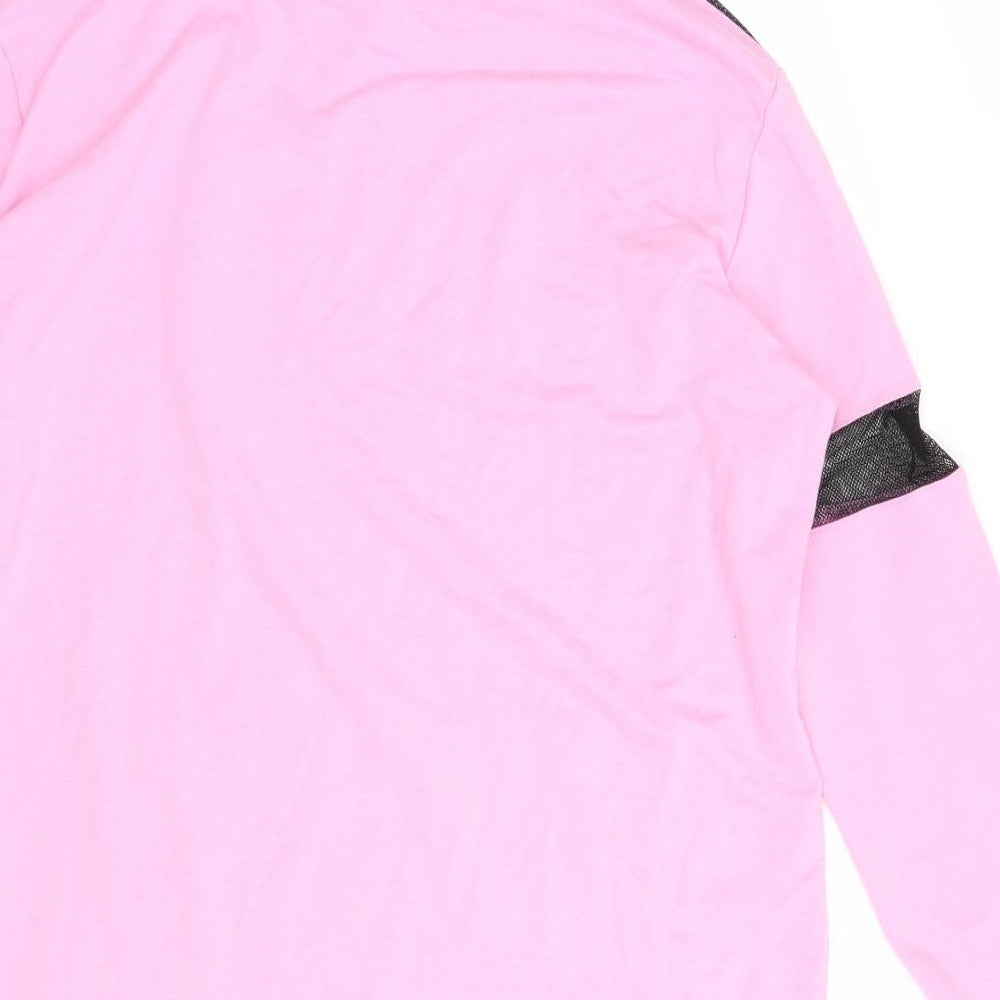 SheIn Womens Pink  Polyester Tunic Sweatshirt Size M  Pullover - Forever Young