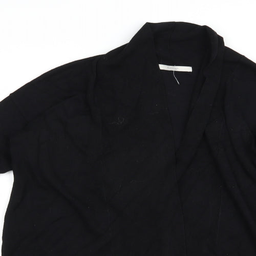George Womens Black Collared  Viscose Cardigan Jumper Size 8