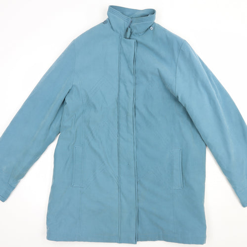 Klass Womens Green   Parka Coat Size L  Zip