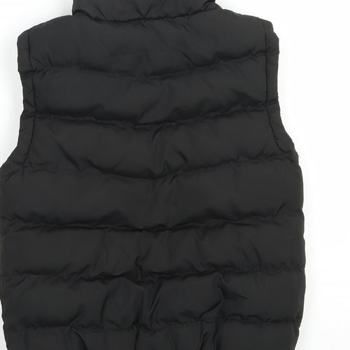 Azzurri Girls Black   Gilet Waistcoat Size 4-5 Years  Zip