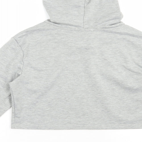 SheIn Womens Grey  Polyester Pullover Hoodie Size XS  Pullover - Friends