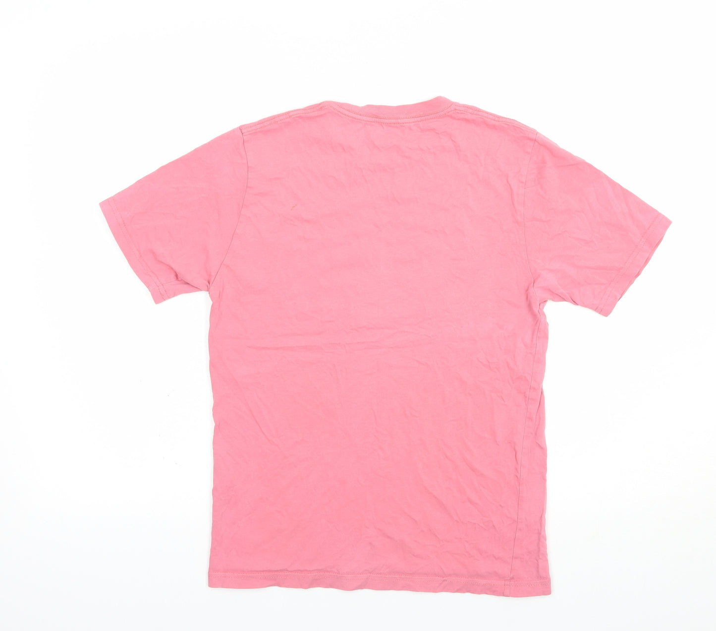 VANS Girls Pink  Cotton Pullover T-Shirt Size 12-13 Years Crew Neck Pullover