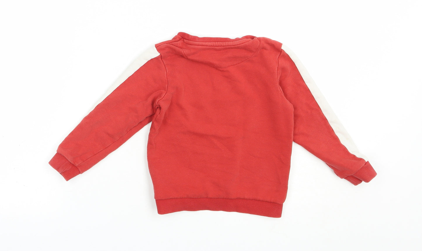 Marks and Spencer Boys Red  Cotton Pullover Sweatshirt Size 2-3 Years  Pullover - Thomas & Friends