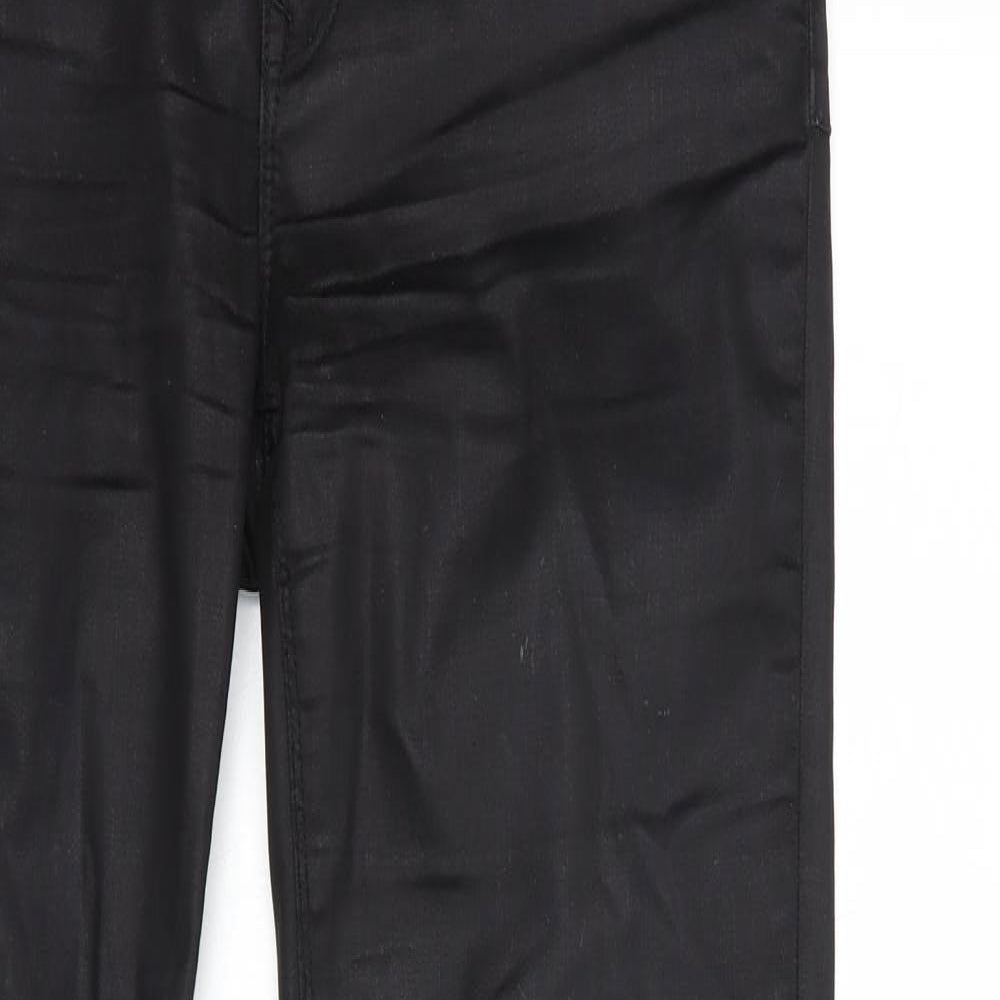 mos mosh Womens Black  Polyester Skinny Jeans Size 31 in L33 in Regular Button - Coated