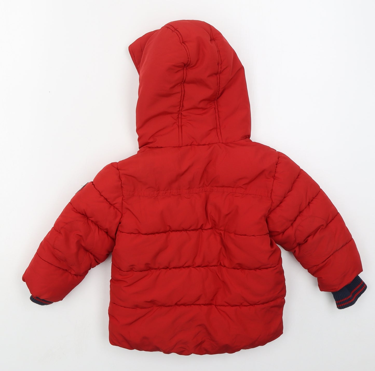NEXT Boys Red   Basic Coat Coat Size 18-24 Months   Zip