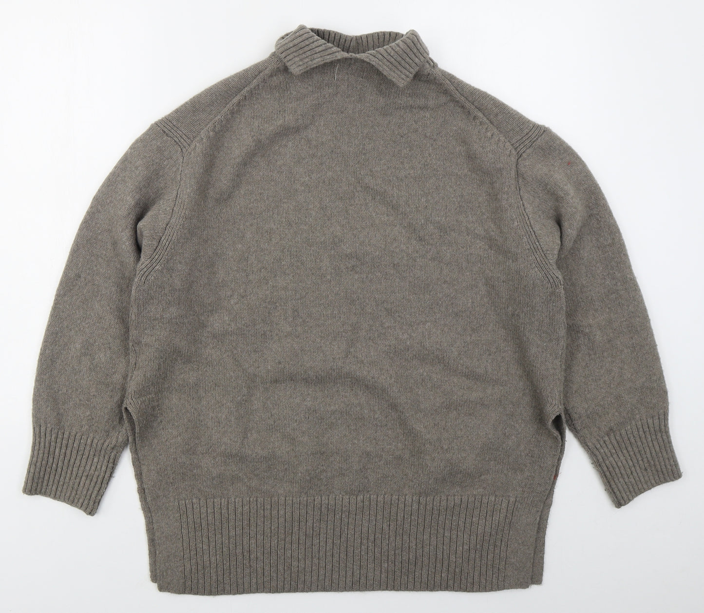 H&M Womens Grey Roll Neck  Polyester Pullover Jumper Size L