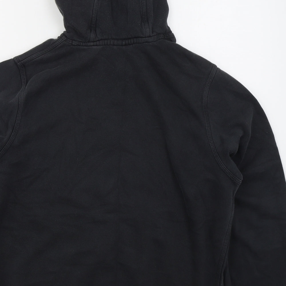 Nike Mens Black  Cotton Pullover Hoodie Size L
