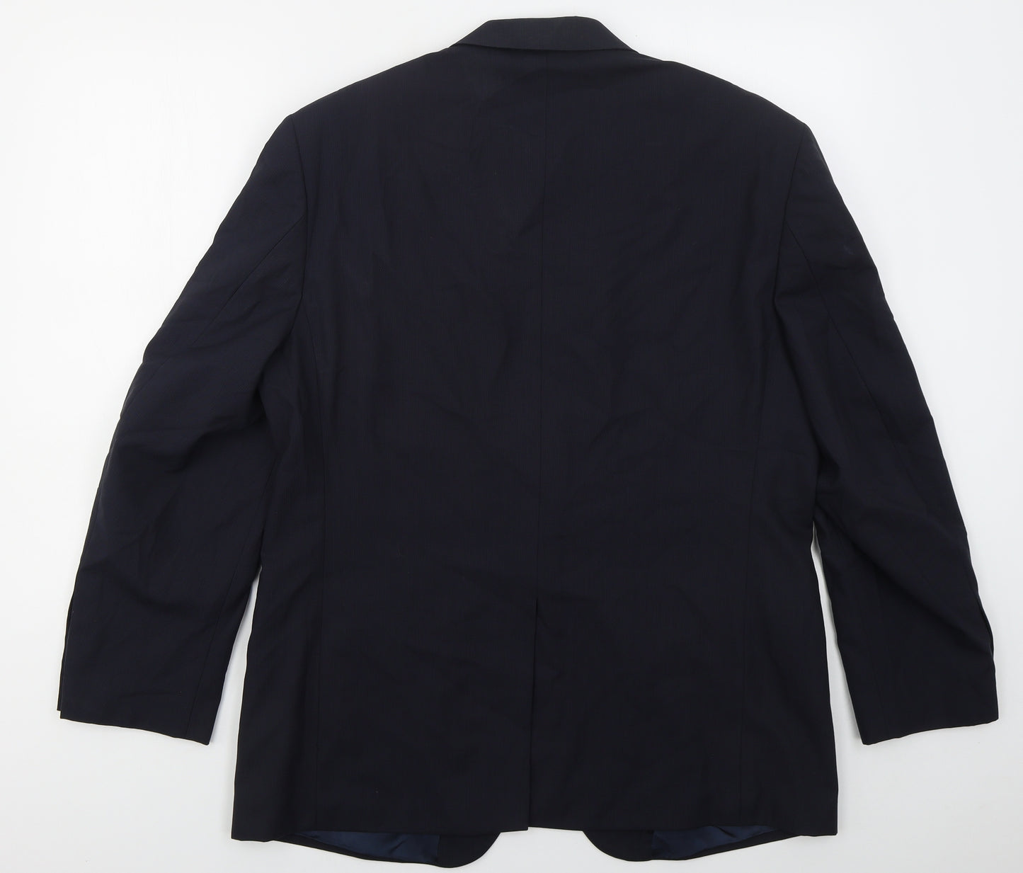 Marks and Spencer Mens Blue  Wool Jacket Suit Jacket Size 42