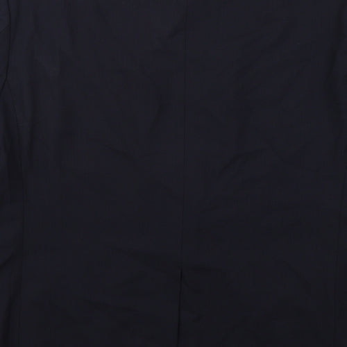 Marks and Spencer Mens Blue  Wool Jacket Suit Jacket Size 42