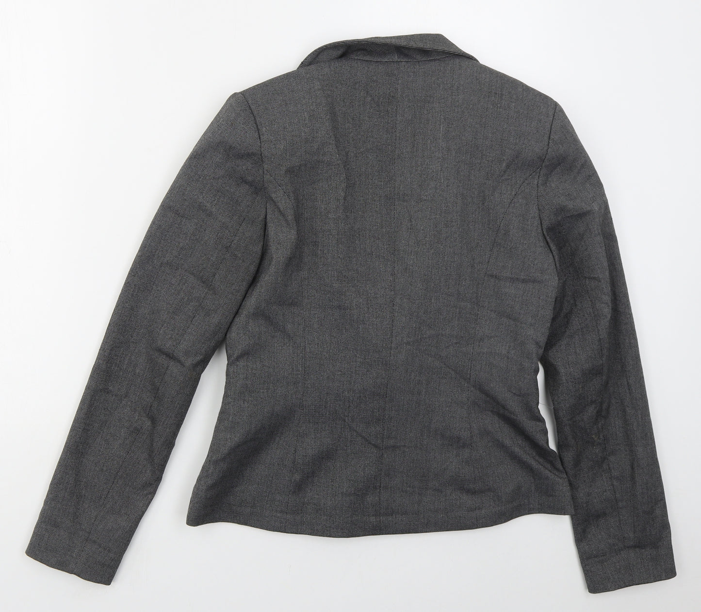 Warehouse Womens Grey  Polyester Jacket Suit Jacket Size 12