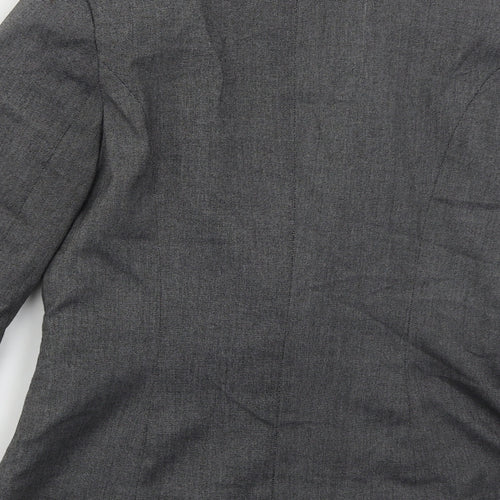 Warehouse Womens Grey  Polyester Jacket Suit Jacket Size 12