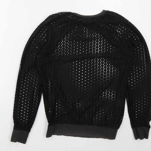 Atmosphere Womens Black  Polyester Pullover Sweatshirt Size 8  Pullover