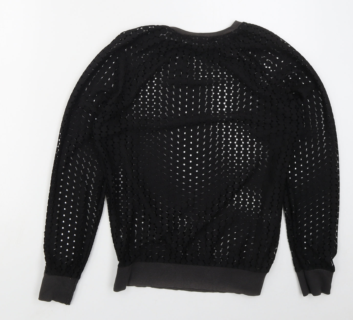 Atmosphere Womens Black  Polyester Pullover Sweatshirt Size 8  Pullover