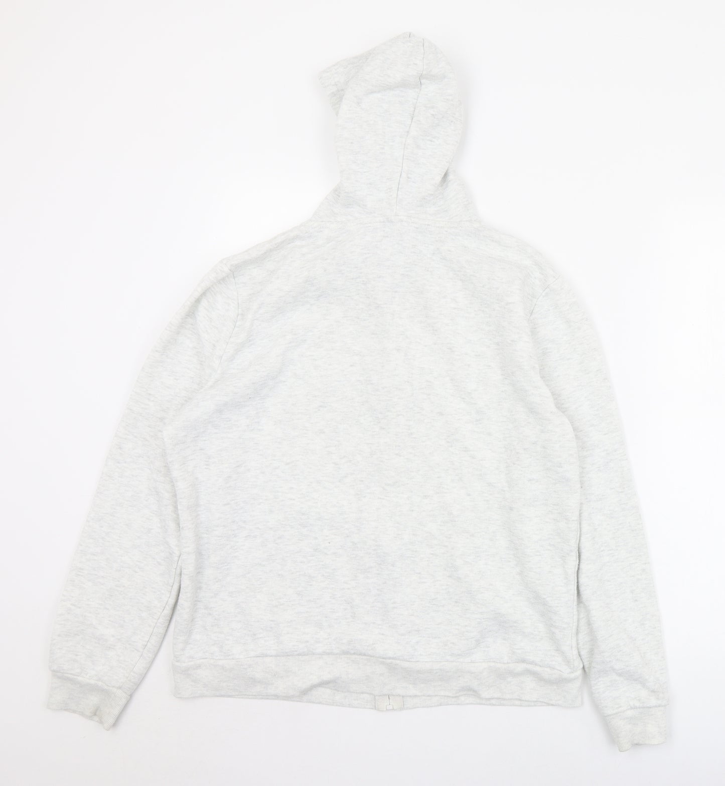 Peacocks Womens Grey  Polyester Full Zip Hoodie Size 16  Zip
