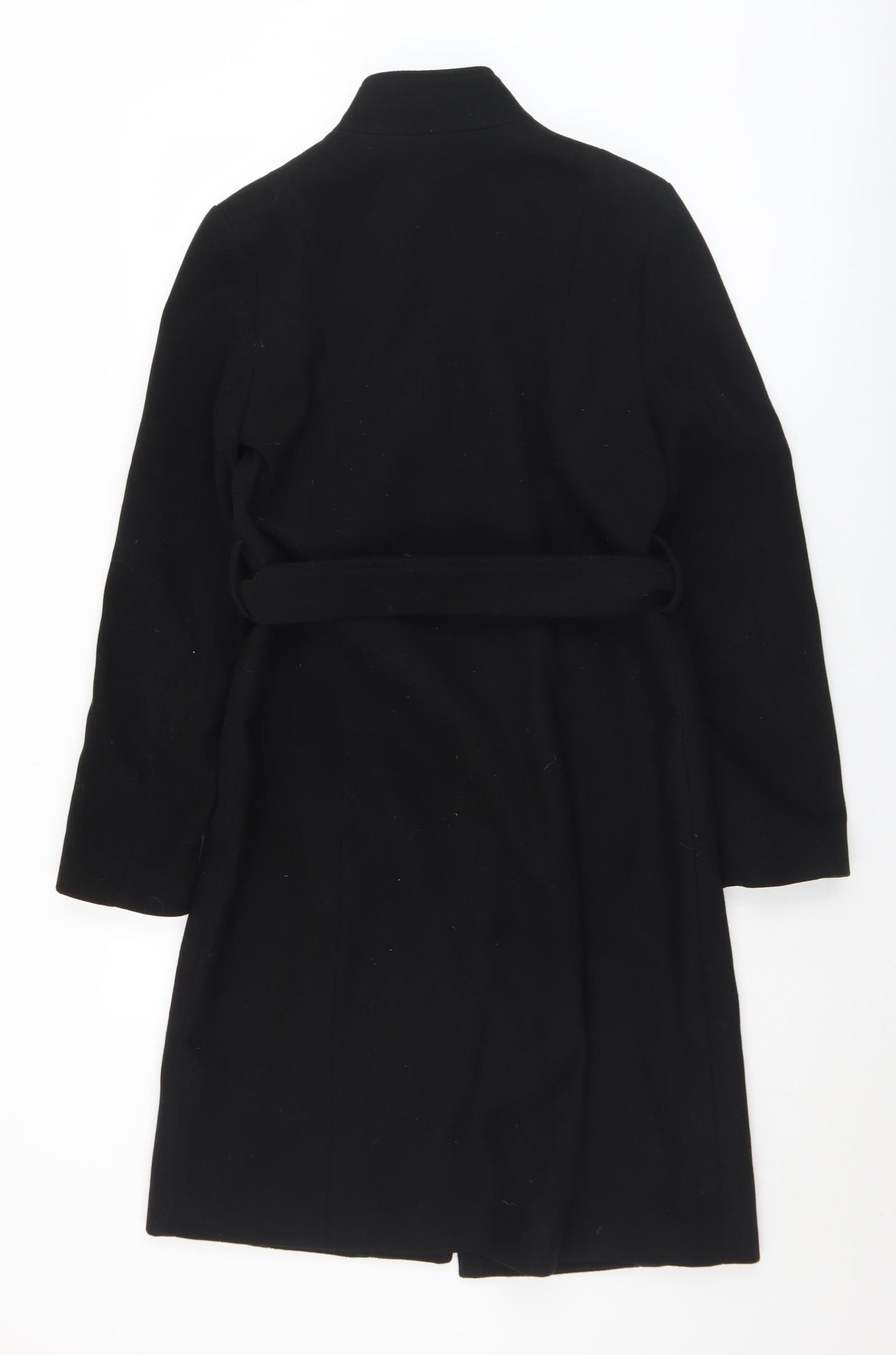 Marks and Spencer Womens Black   Pea Coat Coat Size 8  Button