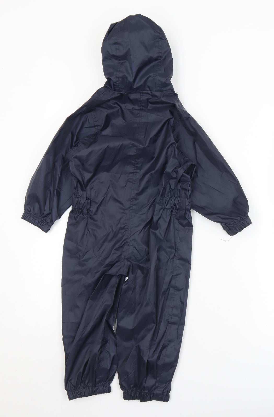 Wet Play Boys Blue   Rain Coat Coat Size 2-3 Years  Zip - All in one