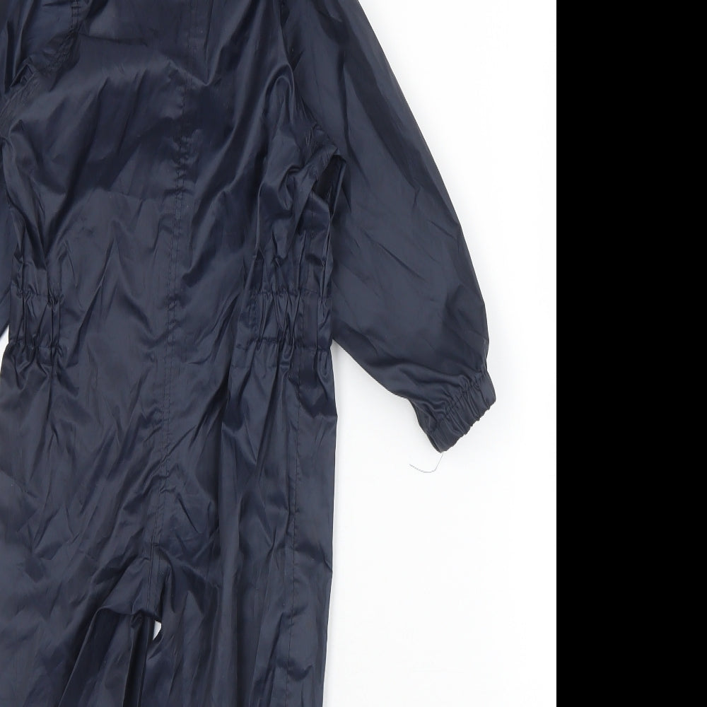 Wet Play Boys Blue   Rain Coat Coat Size 2-3 Years  Zip - All in one