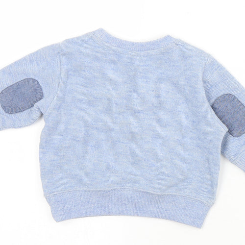 NEXT Boys Blue  Cotton Pullover Jumper Size 3-6 Months