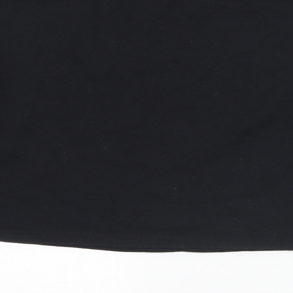New Look Girls Black  Cotton Pullover Sweatshirt Size 12-13 Years   - Cropped