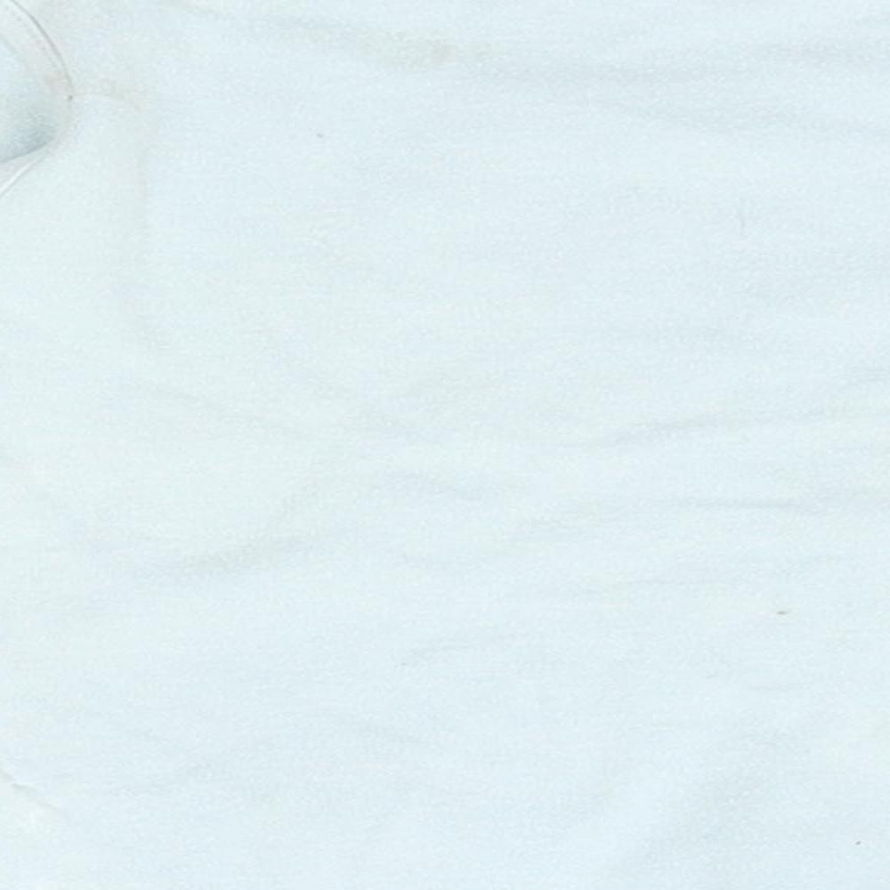 Cherokee Boys Purple  Cotton Basic T-Shirt Size 12-18 Months Crew Neck Button