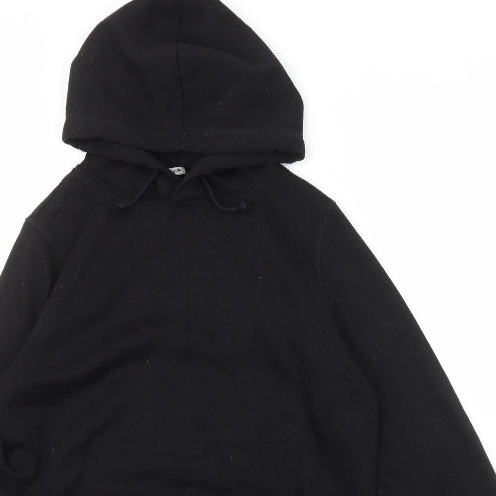 George Womens Black  Polyester Pullover Hoodie Size M  Pullover