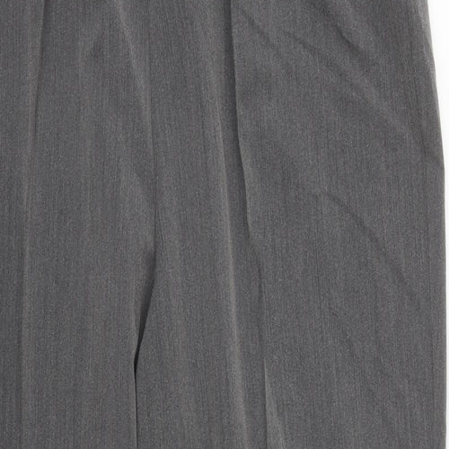 Bonmarché Womens Grey  Polyester Trousers  Size 16 L29 in Regular