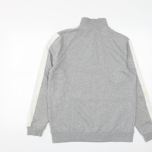 ASOS Mens Grey  Cotton Pullover Sweatshirt Size S