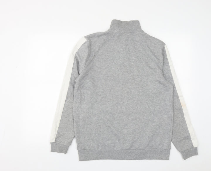 ASOS Mens Grey  Cotton Pullover Sweatshirt Size S