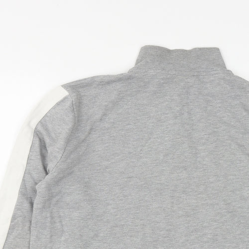 ASOS Mens Grey  Cotton Pullover Sweatshirt Size S