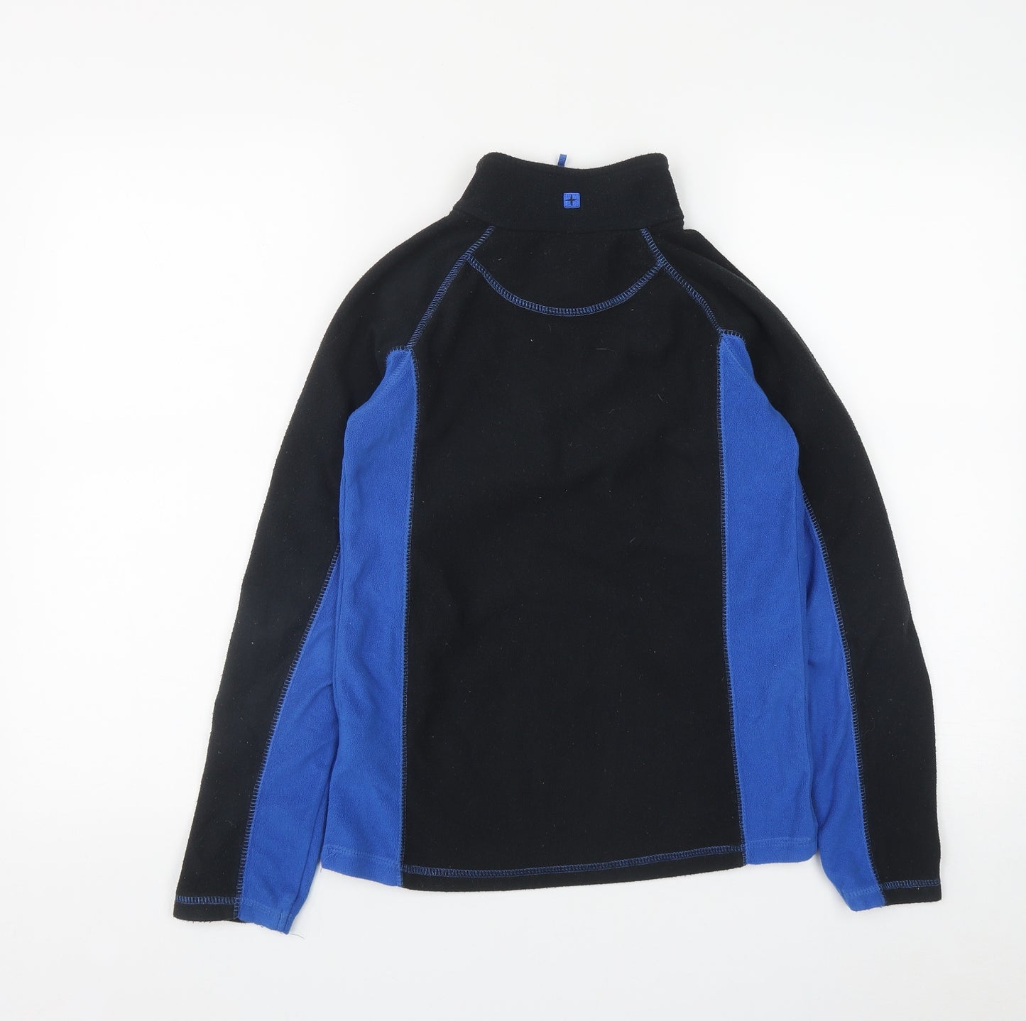 Mountain Warehouse Boys Black  Polyacrylate Fibre Pullover Sweatshirt Size 11-12 Years  Zip